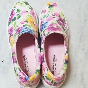 Christian Suriano floral shoes